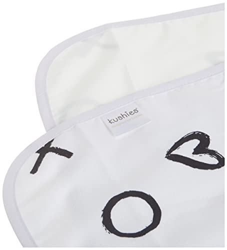 Kushies Deluxe Change Pad Flannel, Xo Black & White (P210-639) #TOP3
