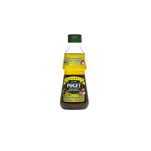 PUGET - Vinaigrette Biphasée Balsamique Ciboulette Échalote 330Ml - Lot De 4 - Offre Special