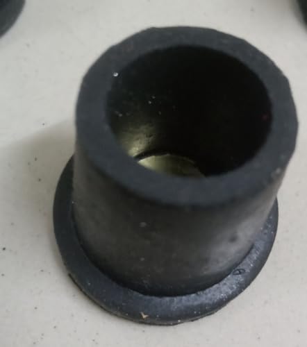 Infinite tech Rubber End Cap/Pad/Shoe/Bush for Outer use of Round Steel Pipe Furniture Availabe in Size 1''inch for Floor Protection,(Pack of 12)