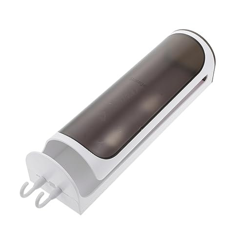 Garneck Plastic Bag Box Wall-Mounted Rubbish Bag Storage Case for Kitchen Garbage Holder Cupboard Bins Folding Trash Holder