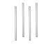 Zippity Outdoor Products ZP19012 Outdoor Vinyl Shower Mounting Extension Kit (4 Pack), 58", White