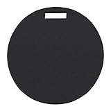 XCEL Sponge Round Rubber Mat Multipurpose Kneeling Pad - Home Office Floor - Sport Outdoor Seat Cushion for Car Stadium Garden - Butt Pillow Exercise Meditation Size 12” DM 1” Thick - Made in USA
