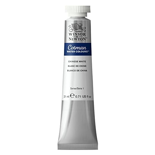 Winsor & Newton Cotman Tubo Acuarela, 21 ml, Blanco Chino
