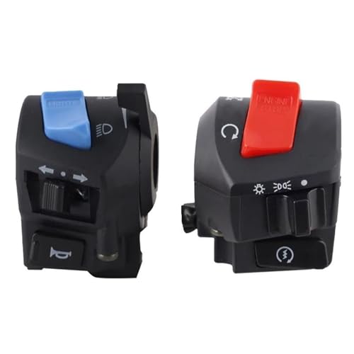Commandes de guidon de moto robustes avec boîtier étanche pour phare et starter - 4