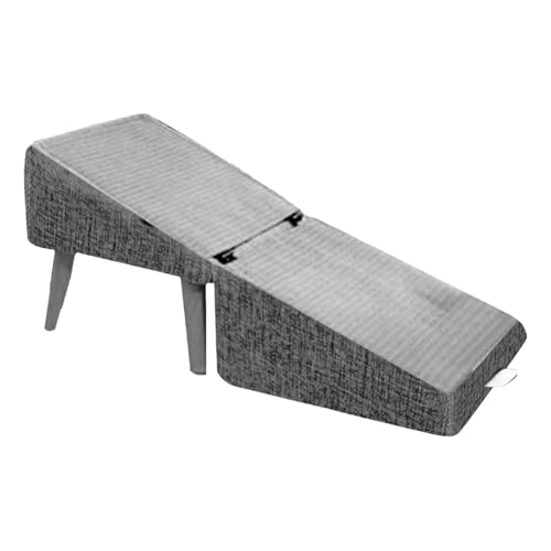 GTFYUDGH Pet Ramp, rutschfeste Hundetreppe, Haustierrampe, Leichte Und Faltende Hundestufen, Klappbare Tierleiter, Stabilität Und Sicherheit Haustiere, Hunderampe Fürs Bett Couch, Fahrzeug
