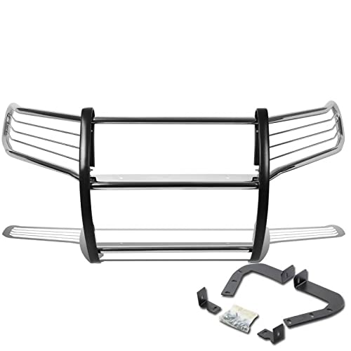 Black Horse 17A096400Mss Stainless Steel Grille Guard Compatible With 2005 2015 Toyota Tacoma #TOP4