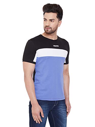 Image of GRITSTONES Printed Half Sleeve Round Neck T-Shirt for Men - GSHSPNT2512 P