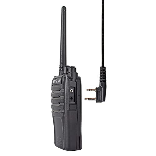UAYESOK G Ring Security Radio Earpiece 2 Pin Walkie Talkie Headset for Kenwood TK3301 TK3501 Baofeng UV5R 888S GT3TP UV82 RETEVIS RT24 RT27 RT28 with PTT Mic Two Way Radio Accessories - Image 4