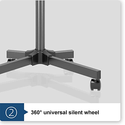 Soporte móvil para TV con ruedas ajustable para 17-55 pulgadas miniatura 3