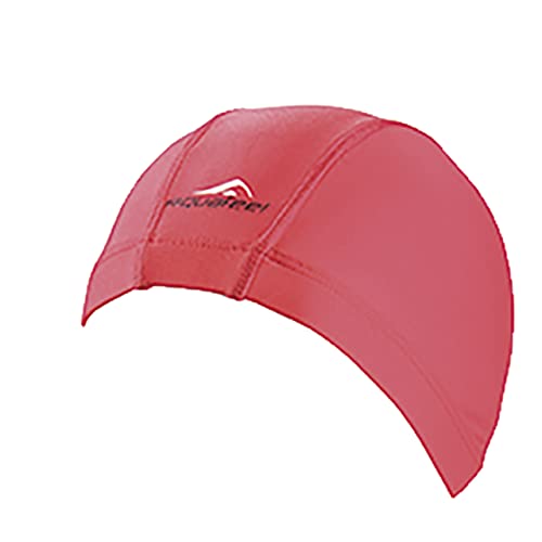 Aquafeel Span Cap - Gorro de Tela Resistente al Cloro, Color Rojo