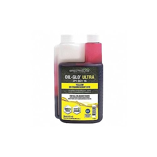 Spectroline OIL-GLO 20-P Fluorescent Leak Detection Dye, Glows Yellow