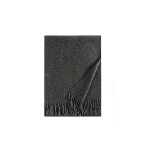 DFWZMQTG Autumn and winter cashmere scarves for women's monochrome thickened