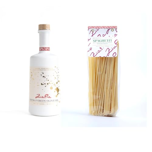Zia Pia Organic Pasta - Spaghetti (500g) | Traditional Italian Pasta + Zia Pia Extra Virgin Olive Oil - 500 mL | Small Batch Organic Olive Oil image 3