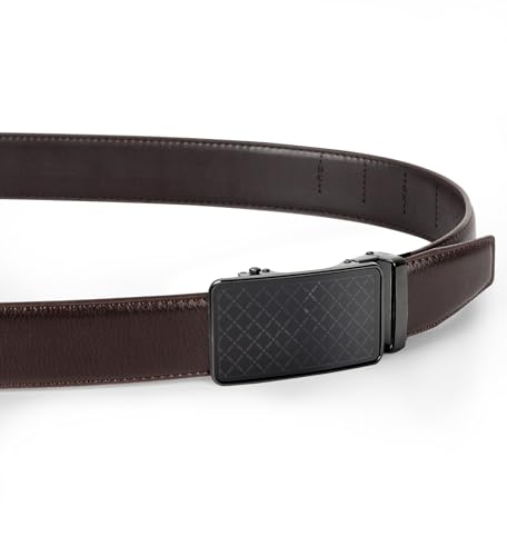 50% Off Men's Ratchet Leather Belts 2-Pack with Code WG4THTDO