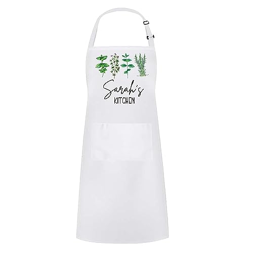 Personalized-Kitchen-Chef-apron-with-Herbs-Custom-Garden-apron-Two-Pockets-Adjustable-Neck-Strap-for-Kitchen-and-Gardening-Mothers-Fathers-Day-gift