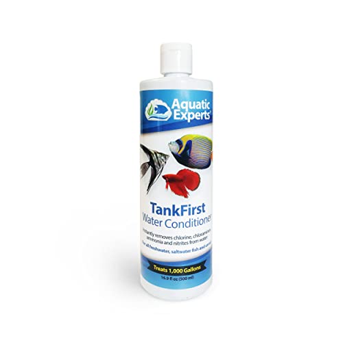 TankFirst Complete Aquarium Water Conditioner - Fish Water Conditioner, Instantly Removes Chlorine, Chloramines, and detoxifies Ammonia from Fish Tanks Without The Awful Smell, Made in The USA