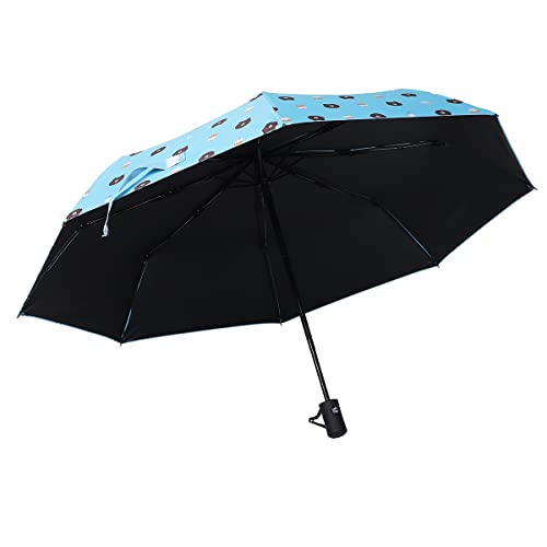 Image of KEKEMI 3 Fold Automatic Sun & Rain Umbrella for Men & Women (Pack of 2)