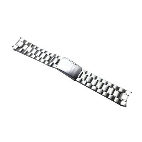 TOGEVAL Cinturino Orologio Acciaio Inossidabile Bracciale Solido Cinque Maglie Rilascio