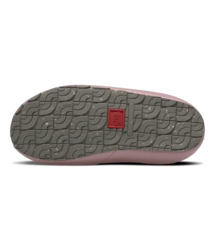 Image of The North Face Thermoball Trac Mule V Winter Shoe, Metal Pnk /Stone Slab, 8 | Insulated & Water Repellent, Rubber Outsole