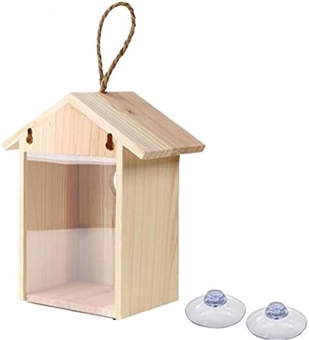 Inicio Jardín Succión Visible Pájaro Pájaro Contenedor Casa Herramientas De Alimentador De Aves