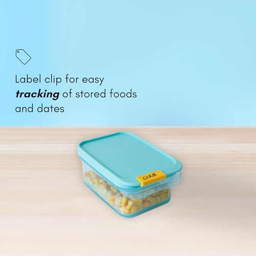 Image of LocknLock Freezer Fit 450 ml Container | Airtight Stackable Food Storage for Meal Prep | Microwave & Dishwasher Safe | BPA Free Freezer Container with Lid