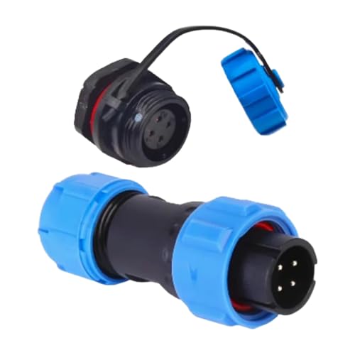 Conector SP13 de 4 pines, juego macho y hembra con socket IP68 2