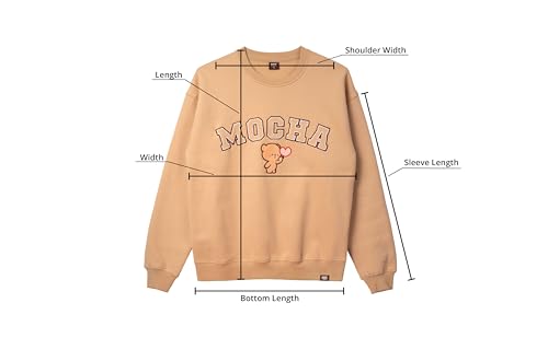 Official Milk and Mocha Oversized Varsity Crewneck Casual Unisex Sweatshirt Soft Embroidered Men Women3