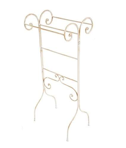Porte-serviette ivoire Cruccolini Relax pour mur de salle de bain