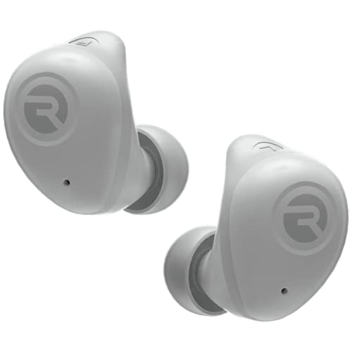 Image of Raycon Fitness Bluetooth True Wireless Earbuds with Built in Mic 54 Hours of Battery IPX7 Waterproof and Charging Case with Talk, Text, and Play Bluetooth 5.2 Portable Sport (Frost White)