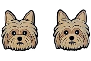 Yorkie Terrier Crocs Jibbitz Dog Paw Shoe Charms