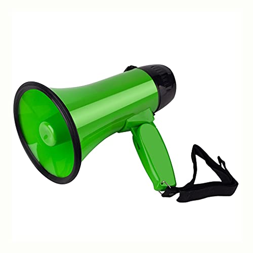 Mégaphone 25W avec sirène et micro portable pour guidage