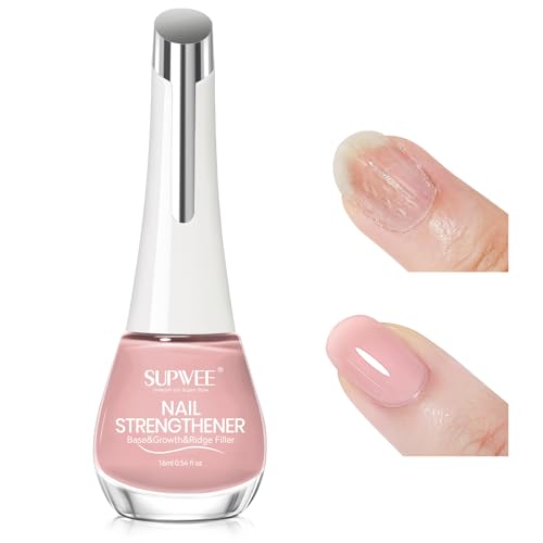 SUPWEE Quick Dry Nagellack mit Farbe, Normale Weiche Nagellack Nude Rosa Nagelhärter für die...