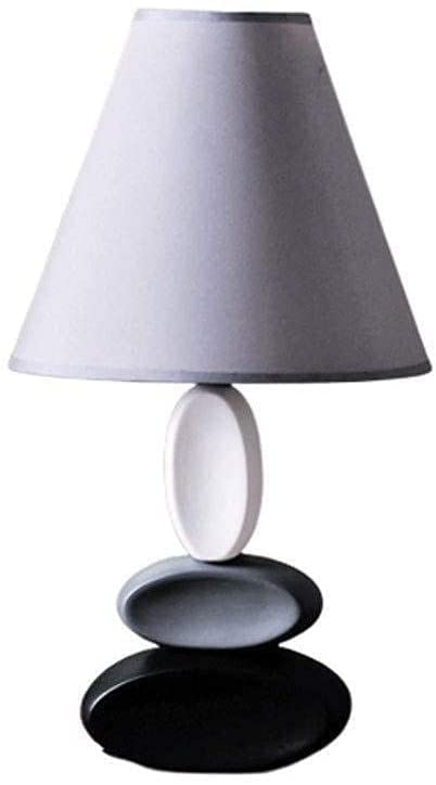 Lampe de bureau LED design en céramique et abat-jour chic pour hôtel