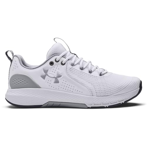 Under Armour Men's Charged Commit Tr 3, White (103)/Mod Gray, 9.5 M US