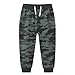 Toddler Boys Pull on Cargo Pants Camouflage Fashion Jogger Sweatpants with Pockets for Boys Fall (Black, 2 Years)