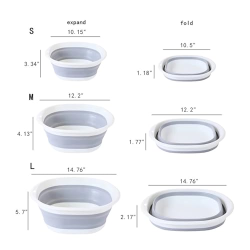 Lavabo pliable léger avec système suspendu gain de place