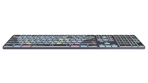 Image of Logickeyboard Wireless Backlit 'Titan' Designed for Editing in Blackmagic's Davinci Resolve • p /n LKB-RESB-TM-US