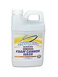 YachtGUARD Marine Foam Cannon Wash with Ceramic Coating- Soap and Wax Concentrate Boat Cleaner for Wet and Dry Vehicles, Safe Enough for All Boat Parts and Multi Surfaces, Biodegradable (64 Oz Bottle)