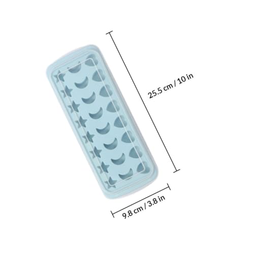 Molde flexible para cubitos de hielo LABRIMP 24 cubos con tapa miniatura 2