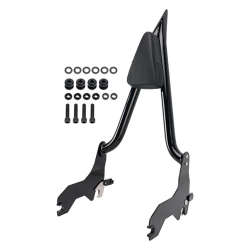 Dossier sissy bar Fat Bob FXFB FXFBS avec coussin ergonomique et support acier robuste