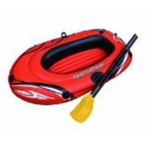 Bateau CANOT PNEUMATIQUE Gonflable 153X97CM 1 Personne + 2 RAMES
