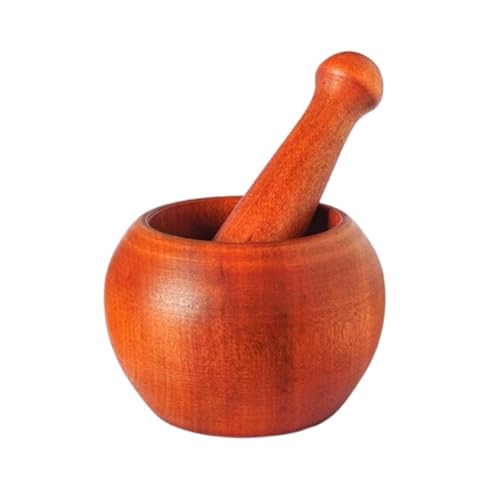BJfhRH Juego De Mortero Manual Machacador De Ajo Madera, Triturador Manual For Cocina Doméstica, Molinillo Pimienta, Juego Mortero Cocina Casera Restaurante