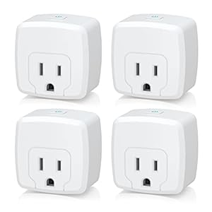 HBN Smart Plug Mini 15A, WiFi Smart Outlet Works with Alexa, Google Home Assistant, Remote Control with Timer Function…