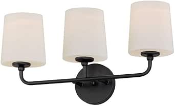 Maxim Bristol - 3 Light Bath Vanity-10 Inches Tall and 20.75 Inches Wide-Black Finish