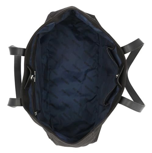 Harley-Davidson Women's H-D Rose Summer Canvas Tote Bag w/Leather Straps, Black2