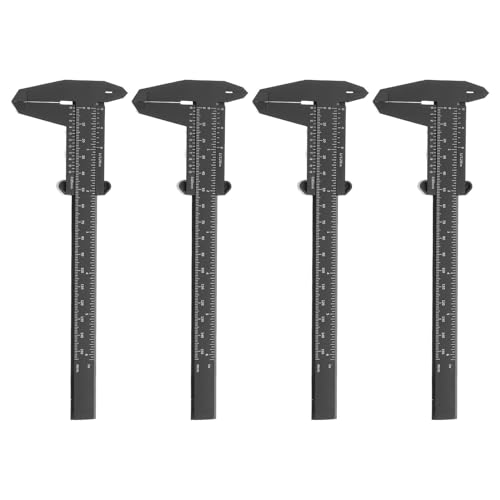Calibrador deslizante plástico precisión 15 cm miniatura 1