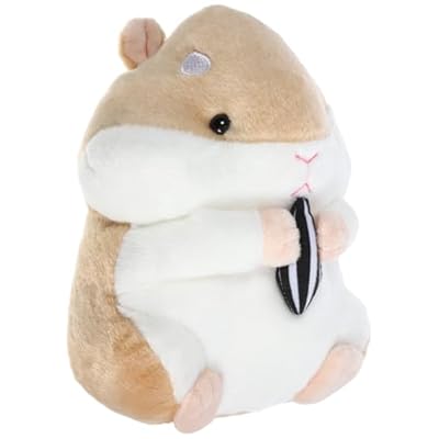 MAGICLULU Muñeco De Peluche Lindo Hámster Muñeco De Colección Suave De Felpa para De Cumpleaños De Fiesta 23X16x14cm (Marrón) | Ya disponible en tu tienda friki favorita! En mundofriki.es!