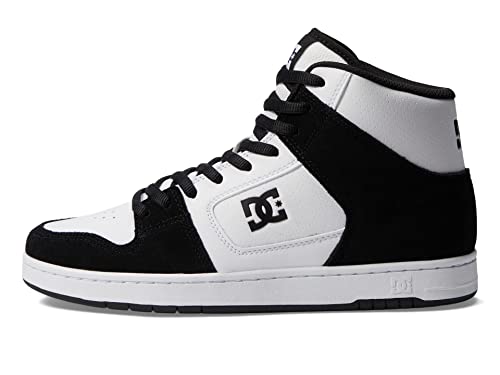 DC DC Men's Manteca 4 Hi-Top Skate Shoe,White/Black,11
