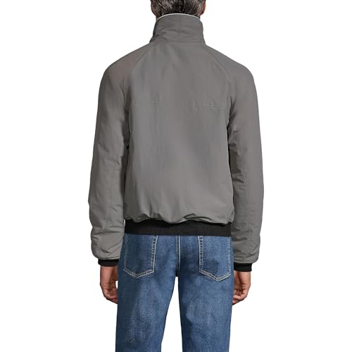 Image of Lands' End Mens Classic Squall Jacket Arctic Gray Regular X-Small