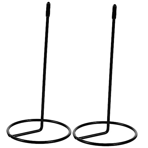 Angoily 2pc Stainless Steel Ticket Spike Black Restaurant Check Holder Jumbo Receipt Organizer